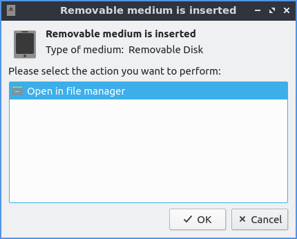 Phone plugged poppup