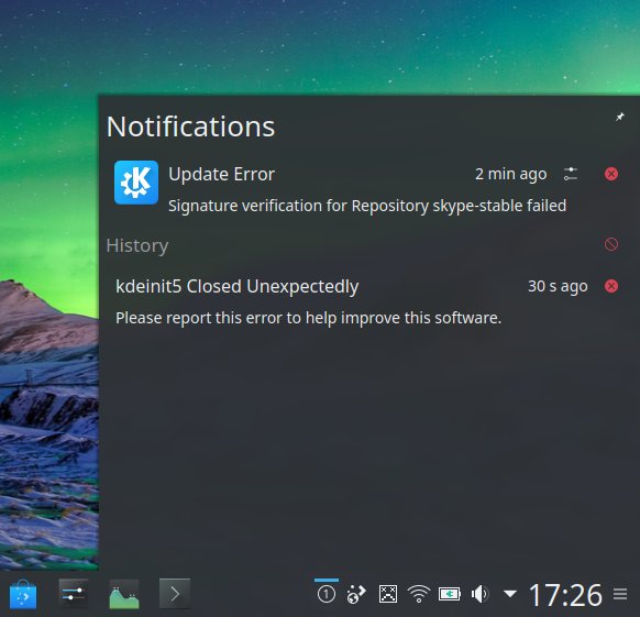 More application crashes