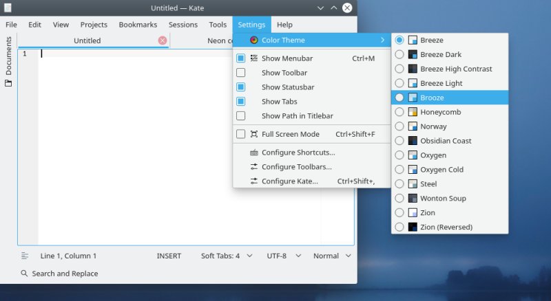 Kate color theme