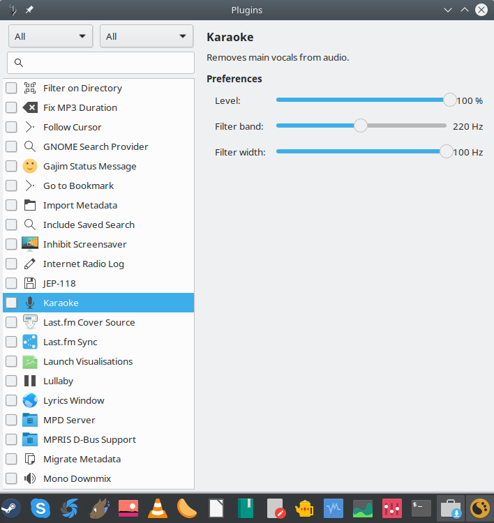 Karaoke plugin