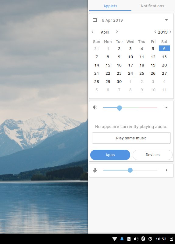Applets & notifications