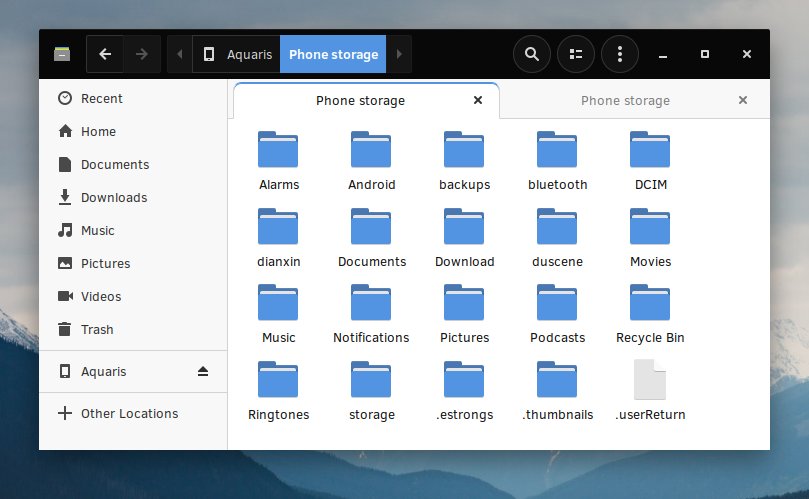 Aquaris, Android phone