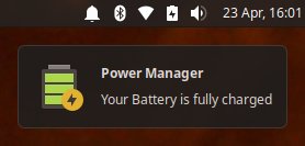 Battery notification