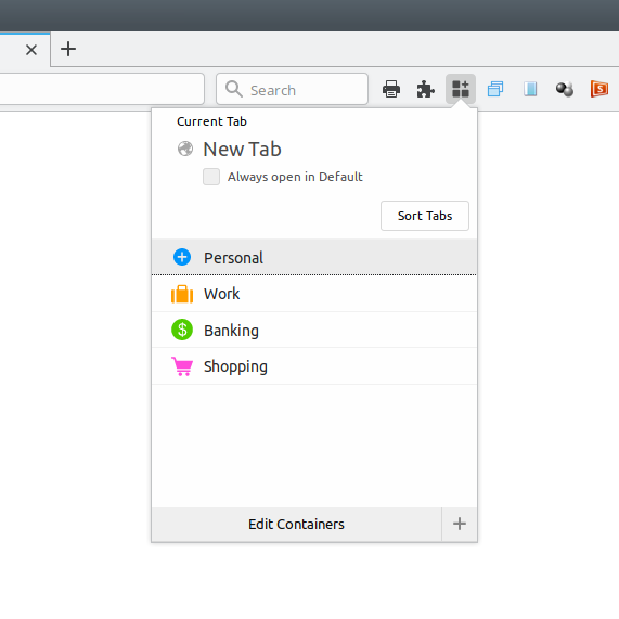 Multi-account containers