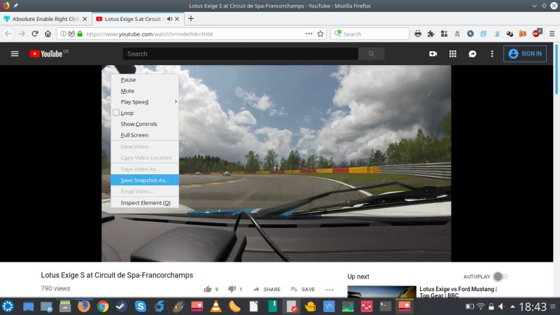 Absolute right click in action