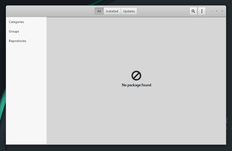 Package manager, own theme