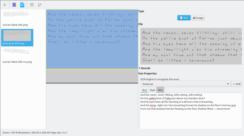 Improved accuracy with gray pages