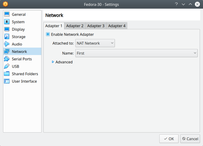 Connected NAT network