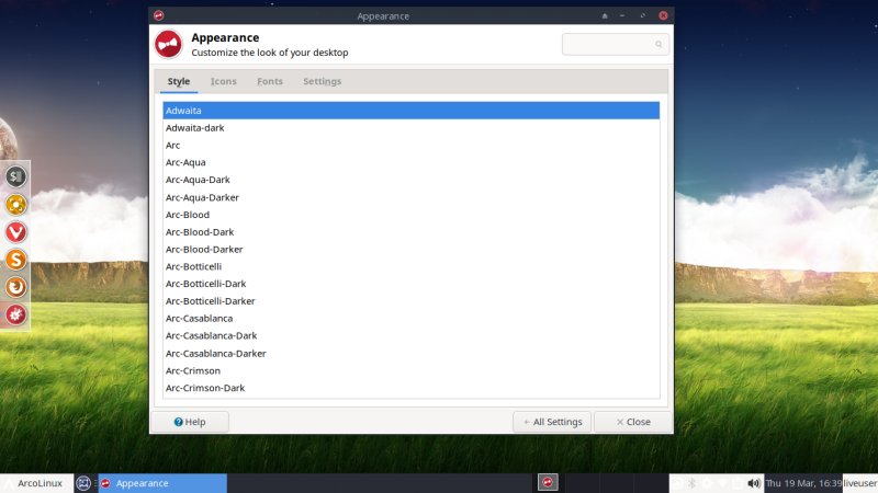 Adwaita applied, lots of visual glitches