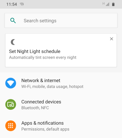 Annoyances in Settings