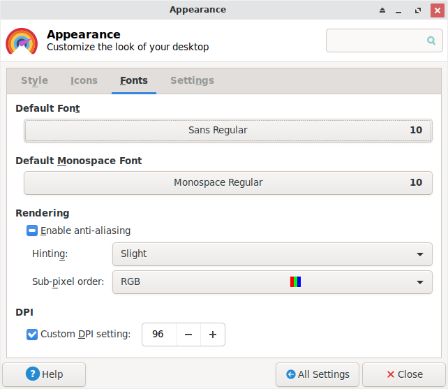 Fonts, anti-aliasing