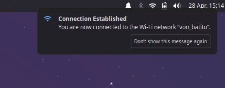 Notification panel overlap