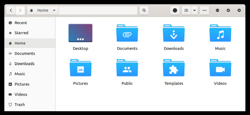 Files with new icons and fonts