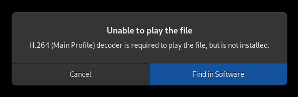 Unable to play video