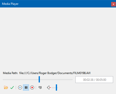 Media player, no video