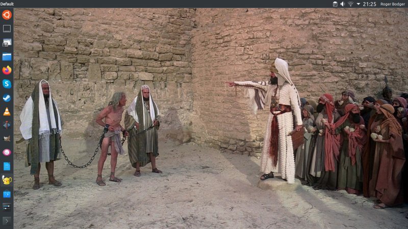 Desktop, after upgrade