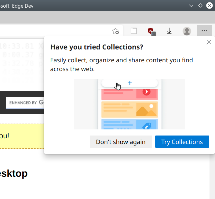 Collections annoyance