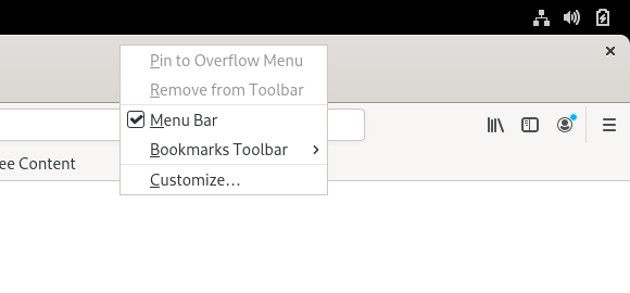 Firefox, no min button