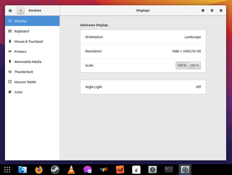 Default scaling options