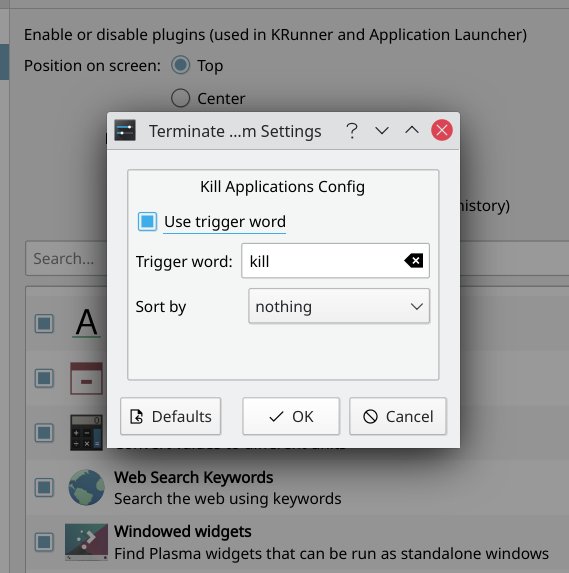 Plugin settings