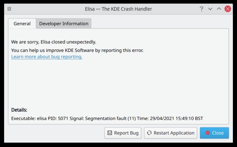 Elisa crash