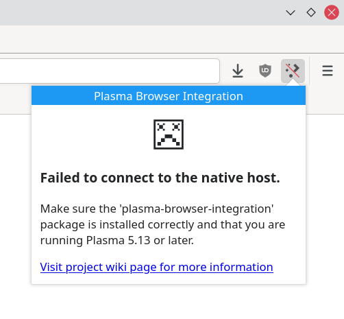 Plasma integration got broken