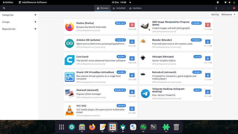 Package management, main