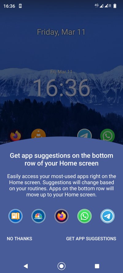 App suggestions