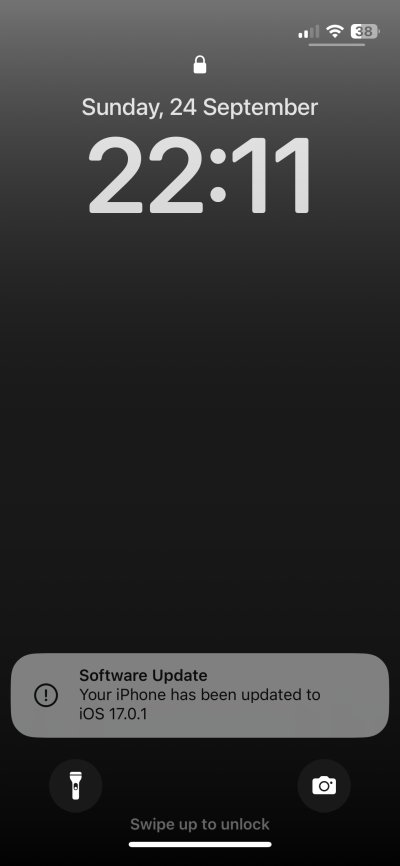 iOS 17 updated