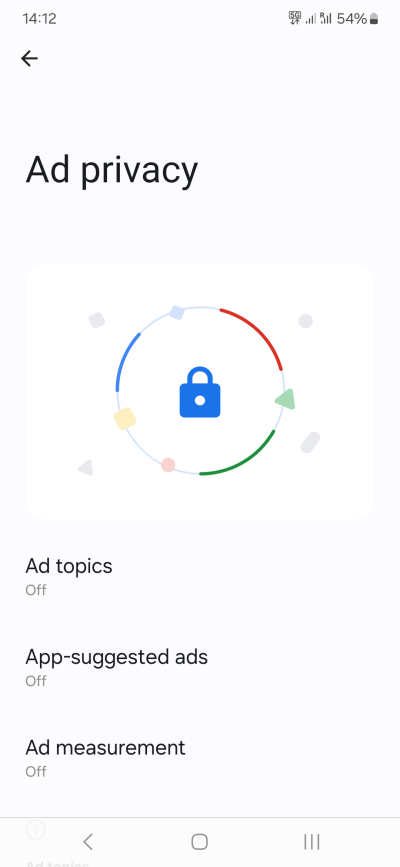 Ad privacy