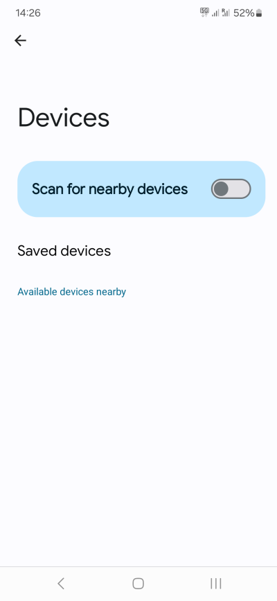 Nearby devices