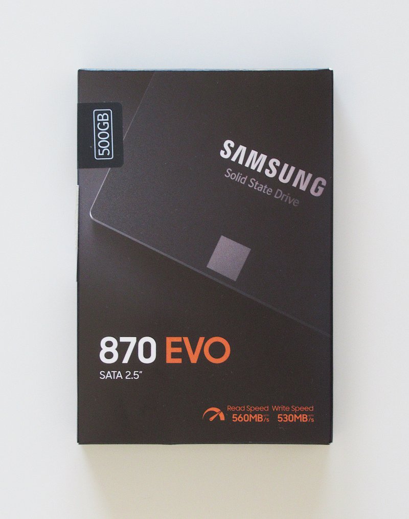 SSD, in a box
