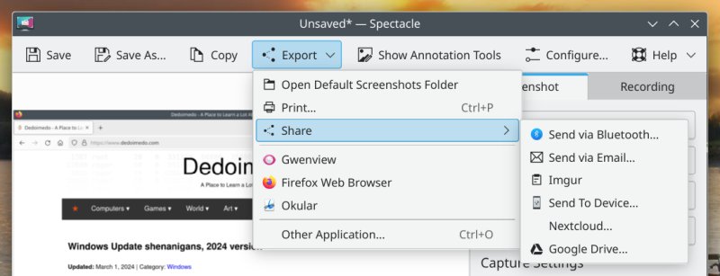 Spectacle, share options