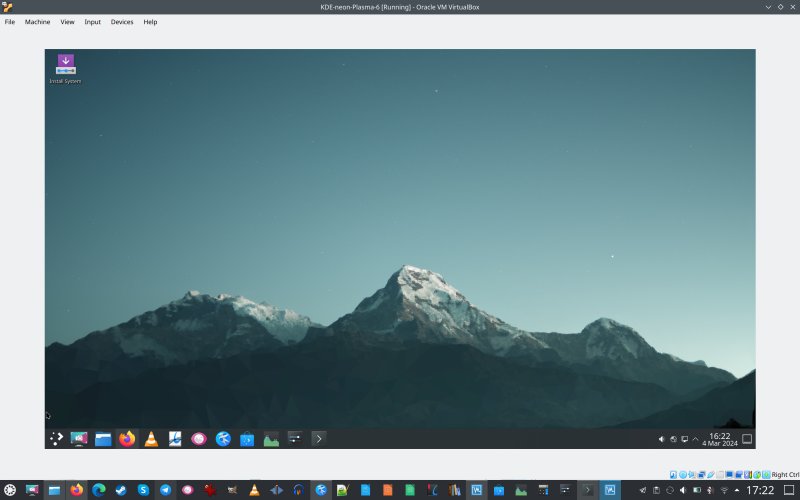 Running as virtual machine