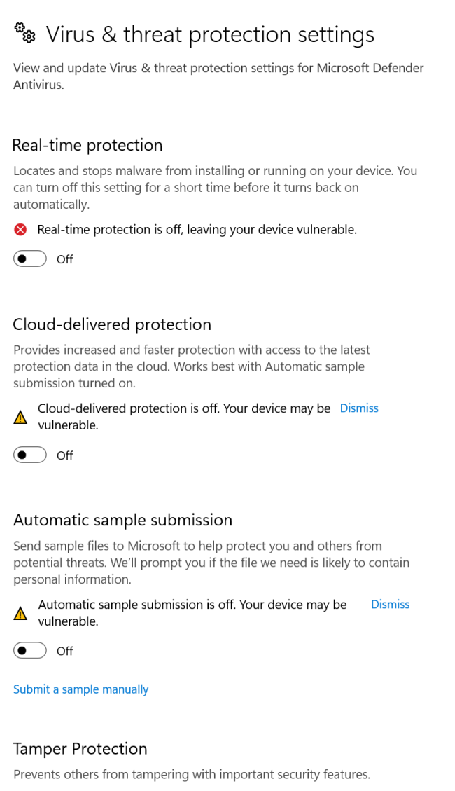 Defender, explanations
