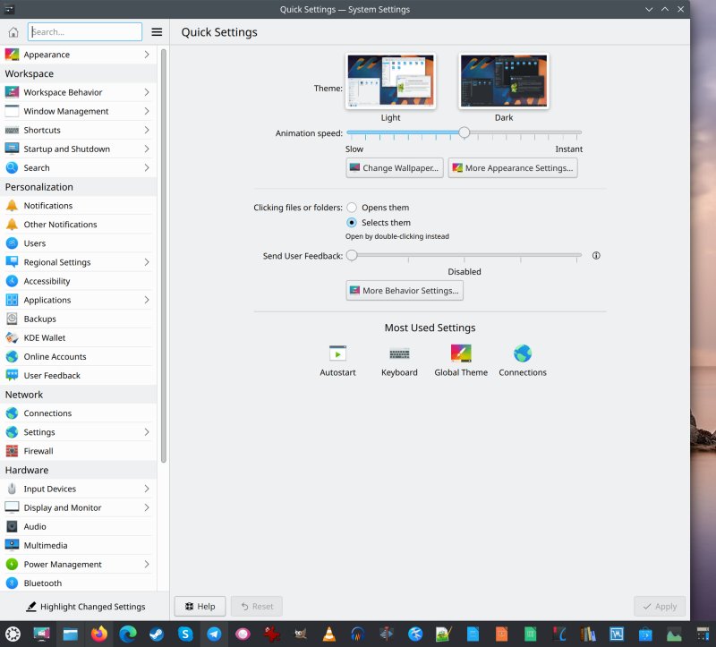 Plasma Settings, in comparison