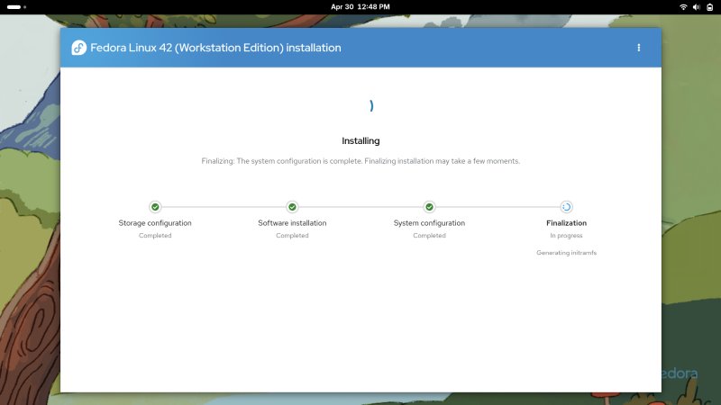 Installation, success