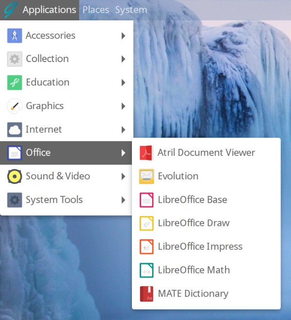 LO Writer missing in the menu