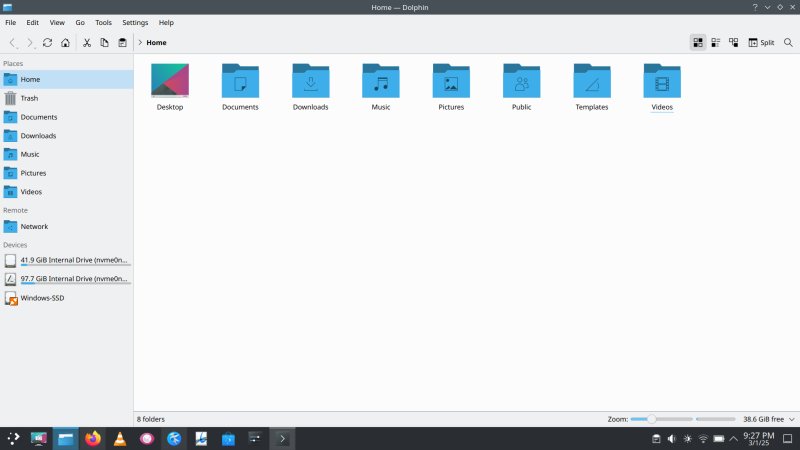 Dolphin, small changes