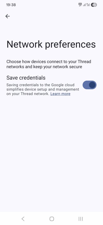 Threads, credentials