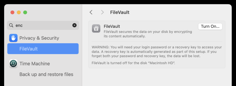 FileVault