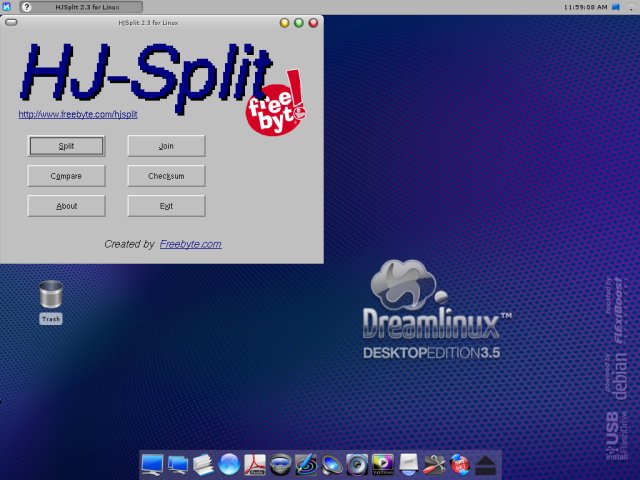 HJSplit Linux