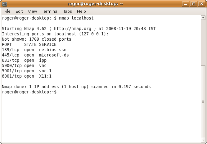 nmap check VNC