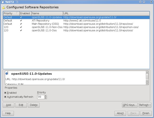 Configure repos 1