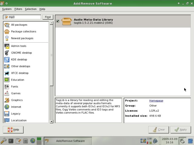 MP3 tags via add remove