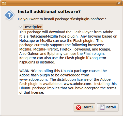 Flash install 3