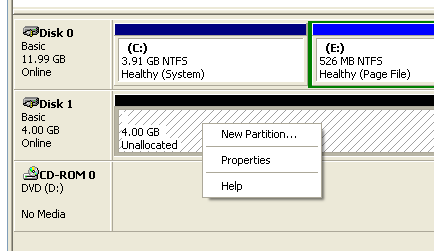 New partition