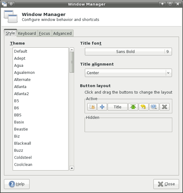 Windows manager