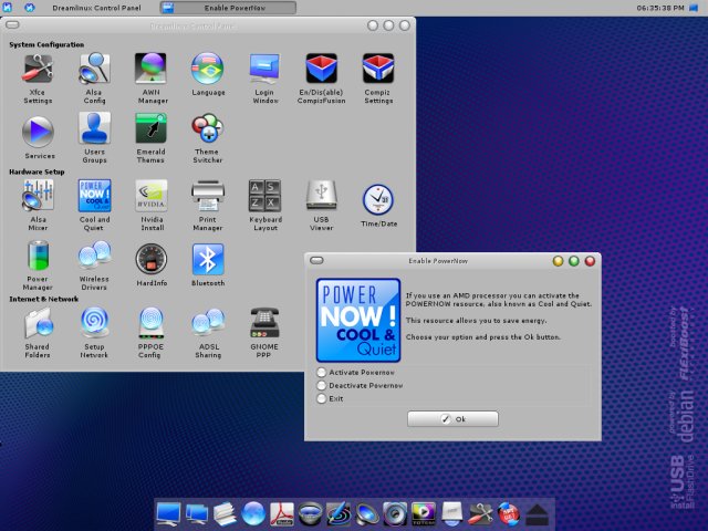 Dreamlinux amd cool n quiet