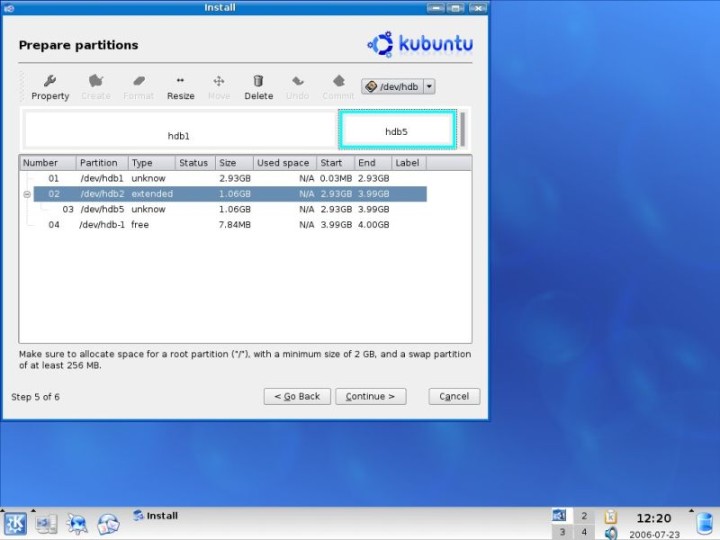 Dual boot deleting existing partition